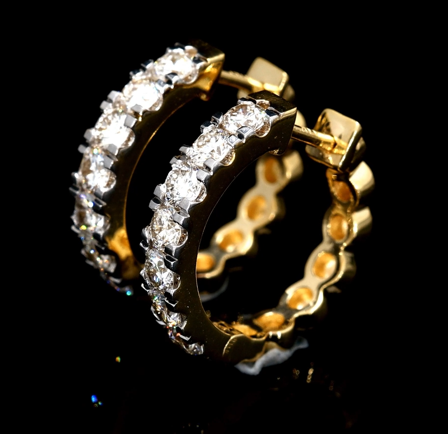 Bling Hoop Earrings