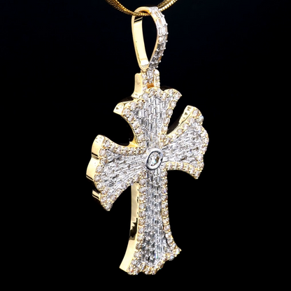 Lattice Cross Pendant