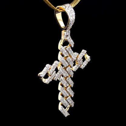 Bold Knot Cross Pendant