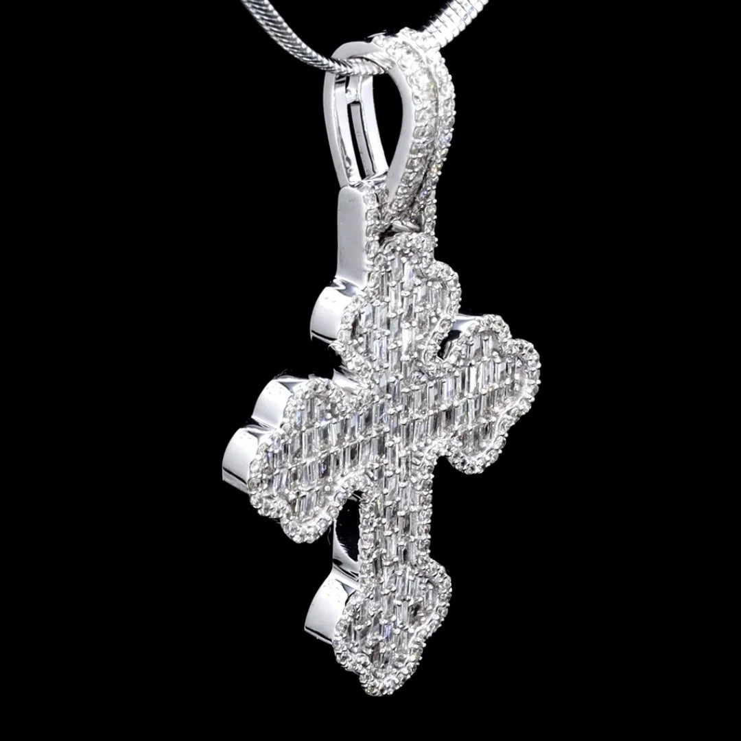 Gleaming Faith Cross Pendant