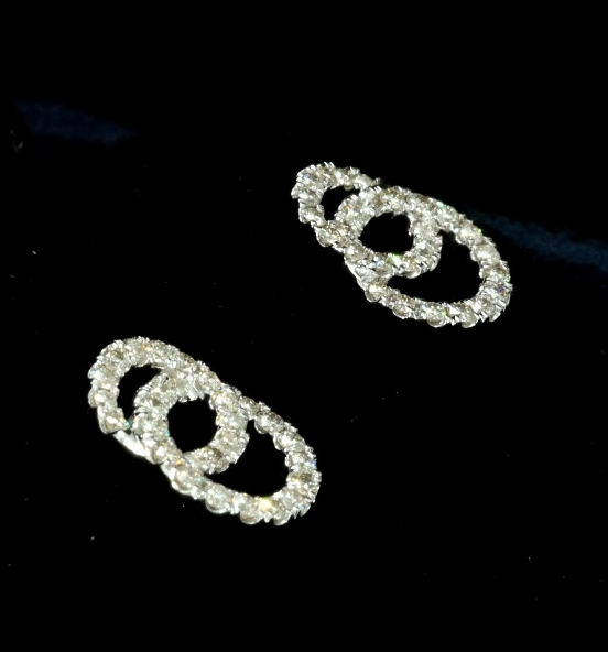 Double Halo Earrings