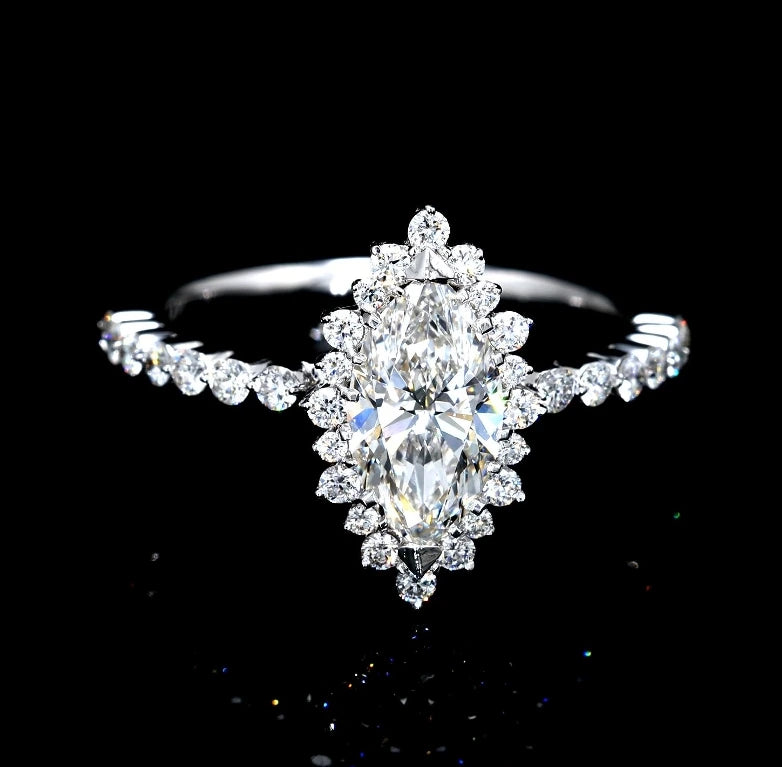 Marquise Light Bloom Ring