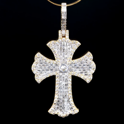 Lattice Cross Pendant