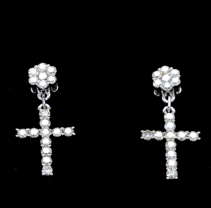 Cross Dazzle Earrings