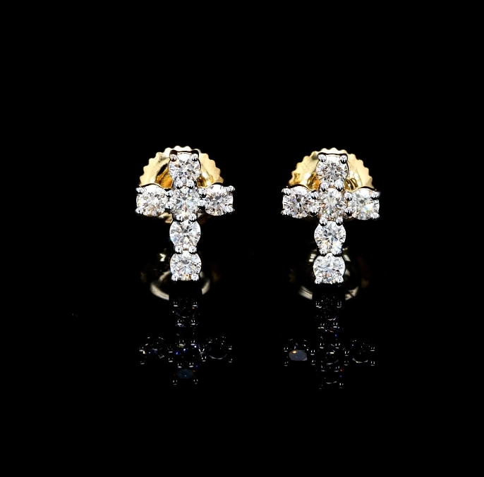 Stellar Cross Earrings