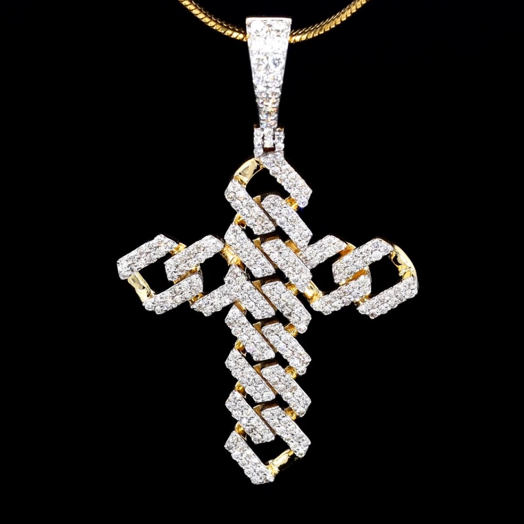 Bold Knot Cross Pendant