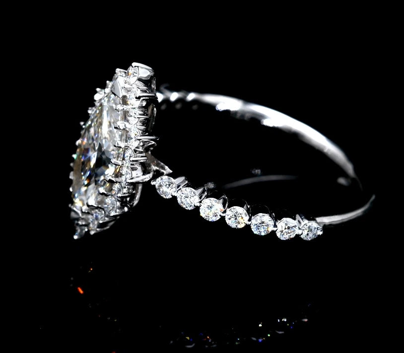 Marquise Light Bloom Ring