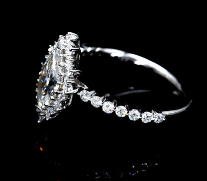 Marquise Light Bloom Ring