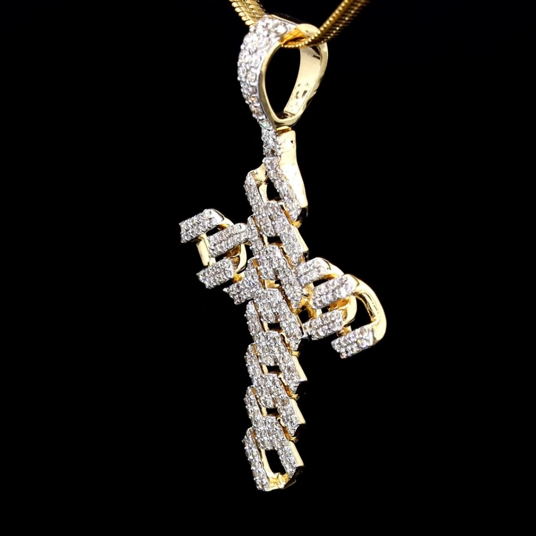 Bold Knot Cross Pendant