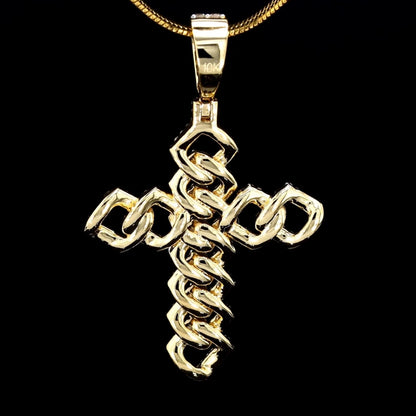 Bold Knot Cross Pendant