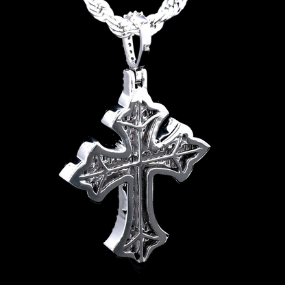 Slim Regal Cross Pendant