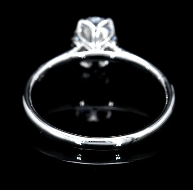 Pure Oval Solitaire Ring