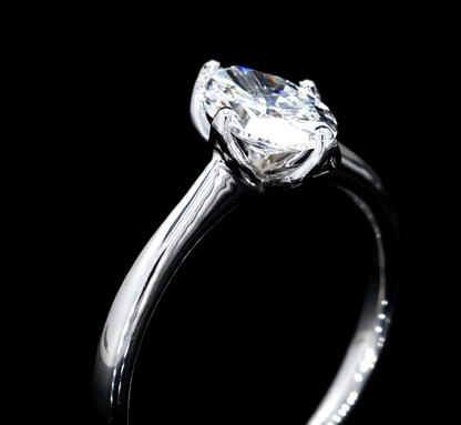 1CT Oval Solitaire Ring