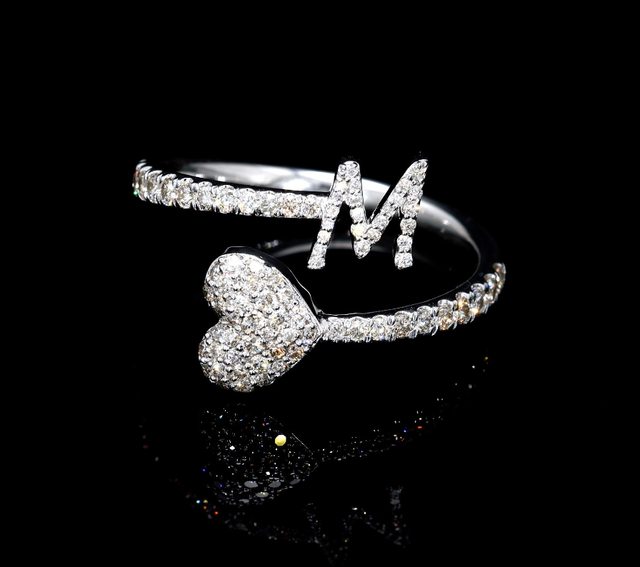 M Heart Initial Ring