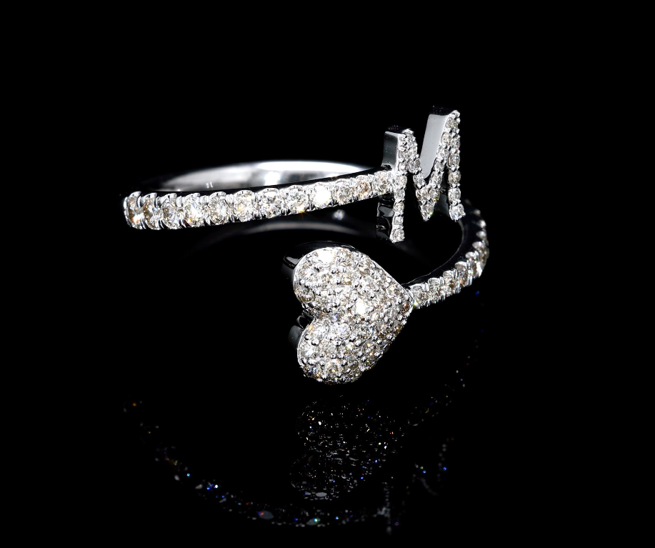 M Heart Initial Ring