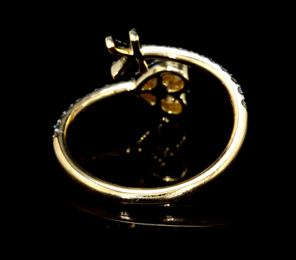 K Heart Initial Ring