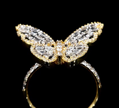 Golden Butterfly Ring