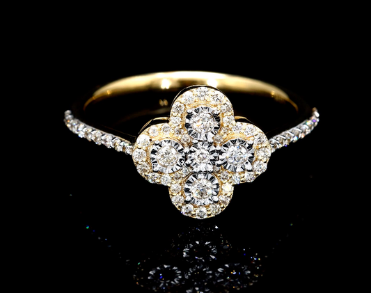 Four-Leaf Clover Ring