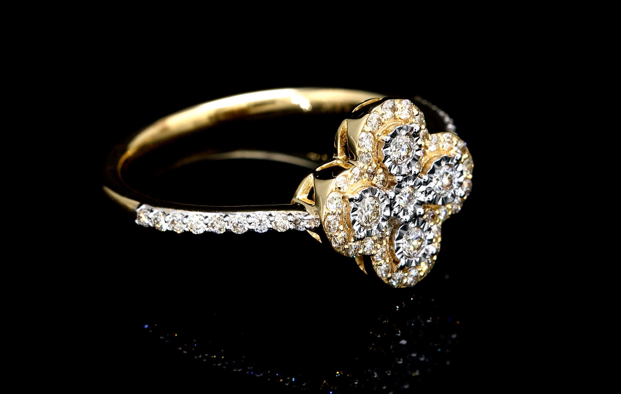 Four-Leaf Clover Ring