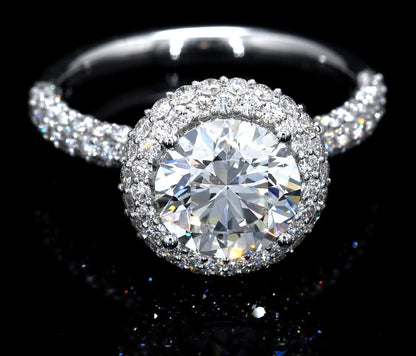 Eternal Diamond Halo Ring