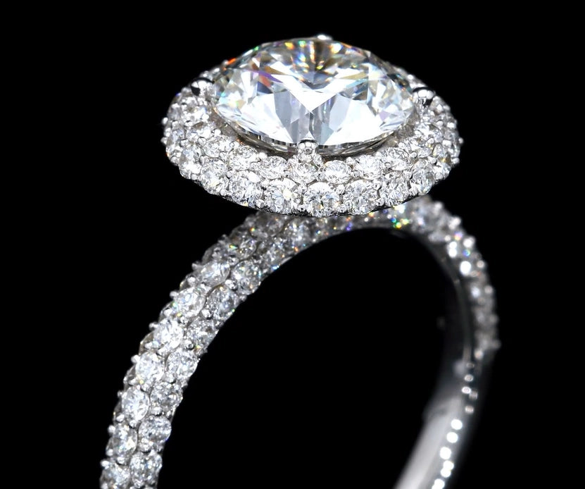 Eternal Diamond Halo Ring