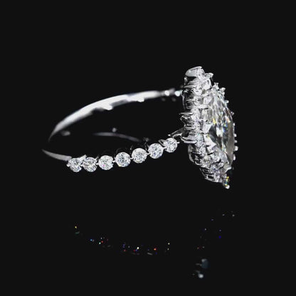 Marquise Light Bloom Ring