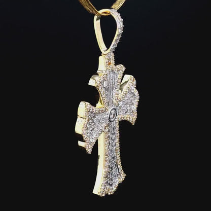 Deco Cross Pendant