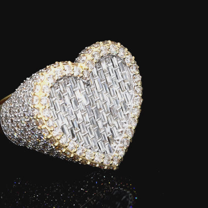 Golden Heart Ring