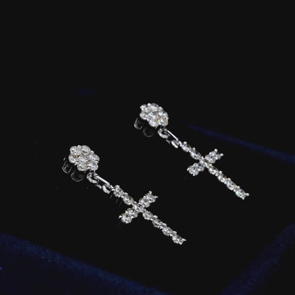 Cross Dazzle Earrings