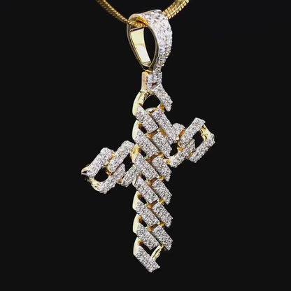 Bold Knot Cross Pendant